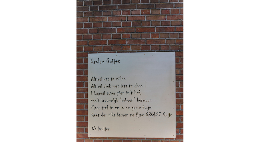 Afbeelding | Gedicht in groenlo